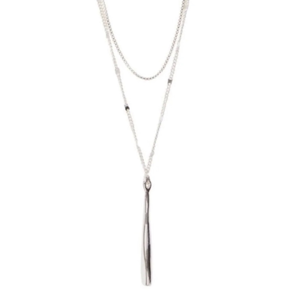 NWT Jenny Bird Silver “Leanna” Necklace